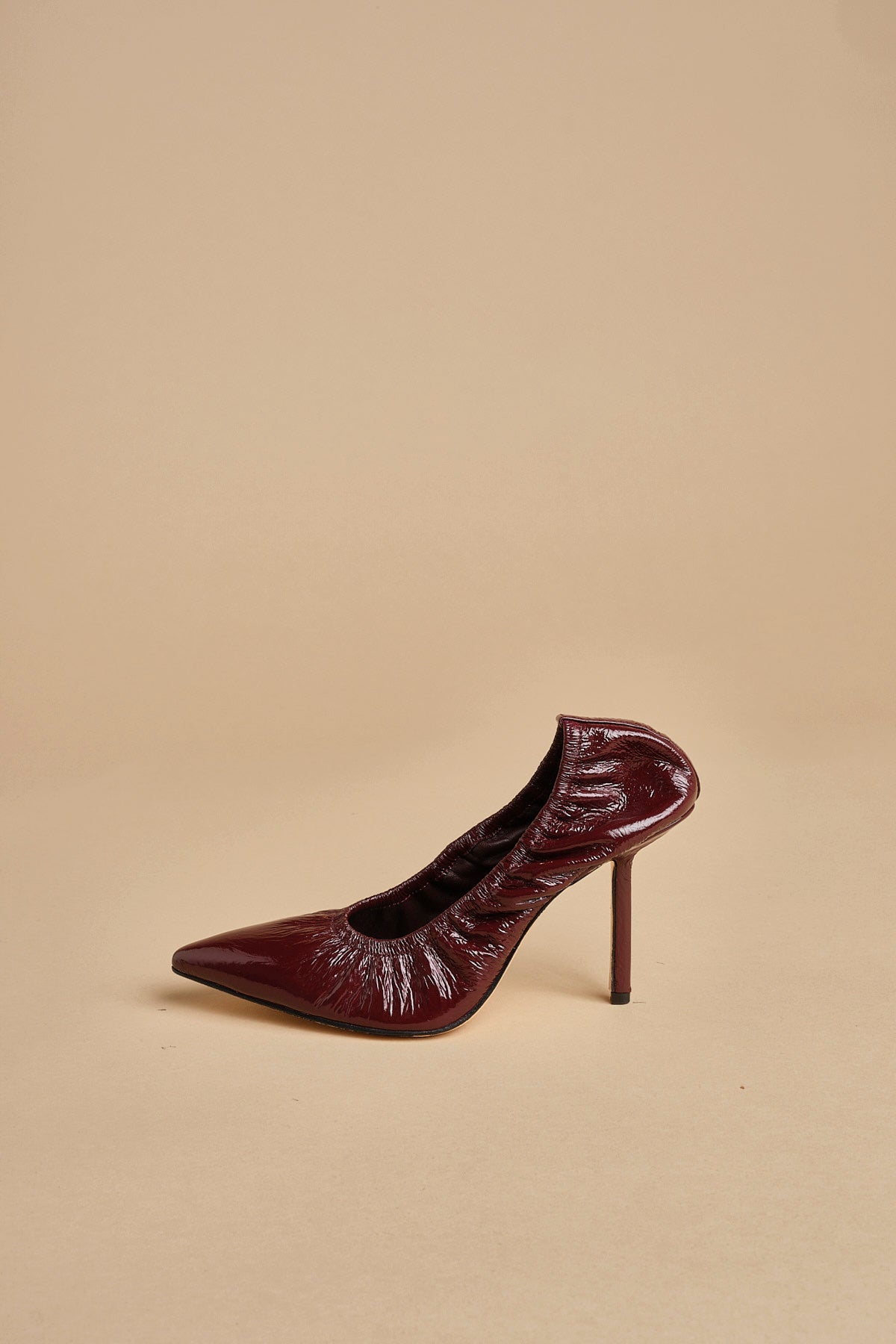pump arricciata t.90 RHODES 90 F882CRN BOR studio AMELIA 