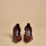 pump arricciata t.90 RHODES 90 F882CRN BOR studio AMELIA 