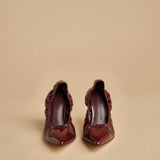 pump arricciata t.90 RHODES 90 F882CRN BOR studio AMELIA 