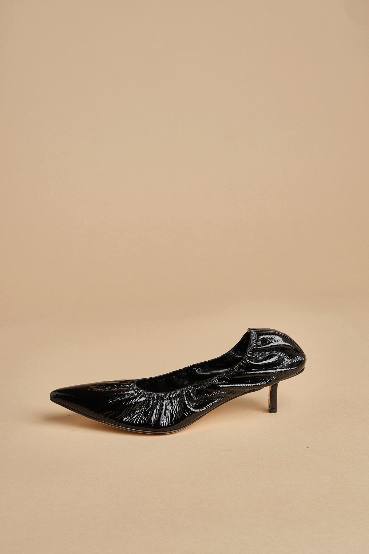 pump arricciata t.50 RHODES 50  F883CRN BLK studio AMELIA 