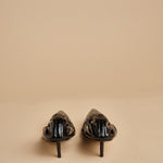 pump arricciata t.50 RHODES 50  F883CRN BLK studio AMELIA 