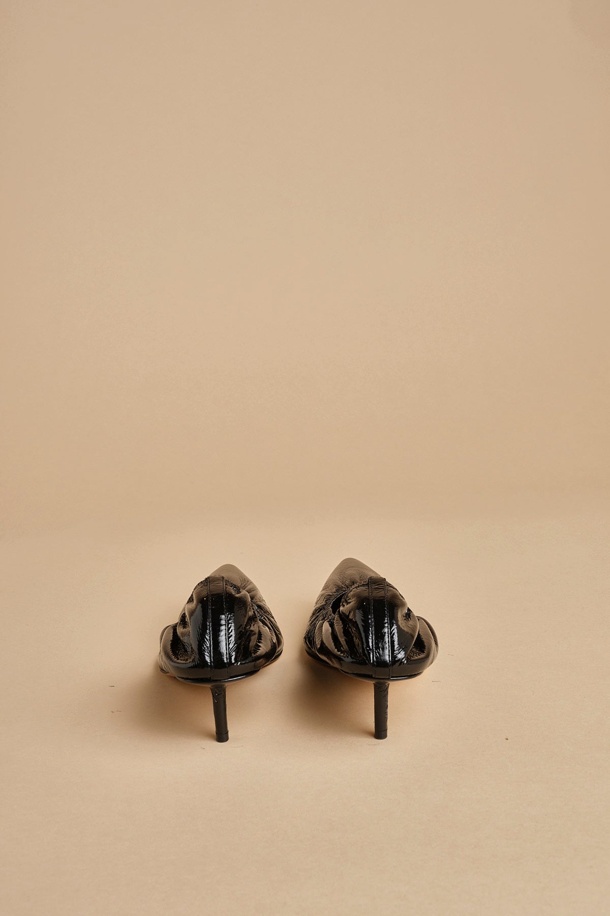 pump arricciata t.50 RHODES 50  F883CRN BLK studio AMELIA 