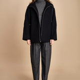 pantalone in tela con 2 pinces ACUNA SNW SLATE MELANGE studio nicholson 