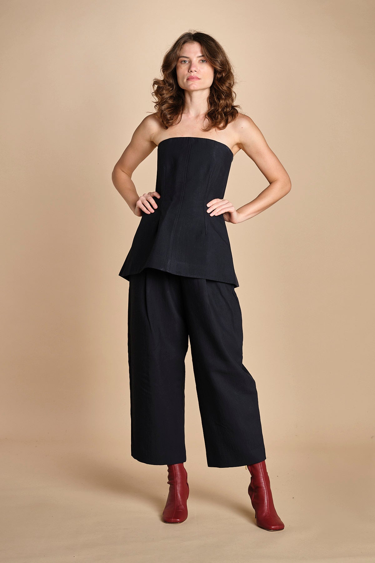 top double ARLES SNW DARKEST NAVY studio nicholson 