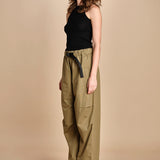 pantalone cargo CARO SNM MILITARY GREEN studio nicholson 