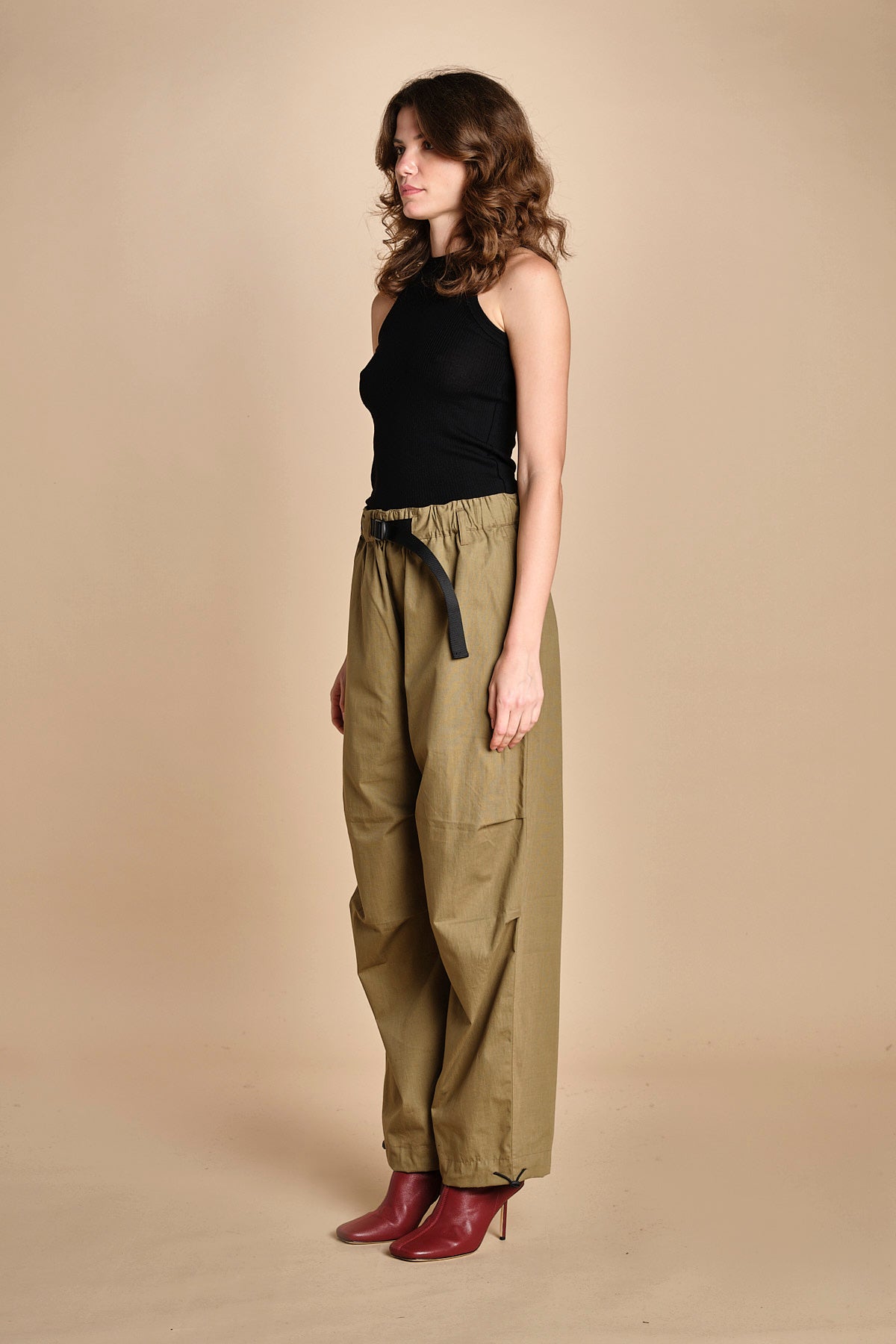 pantalone cargo CARO SNM MILITARY GREEN studio nicholson 