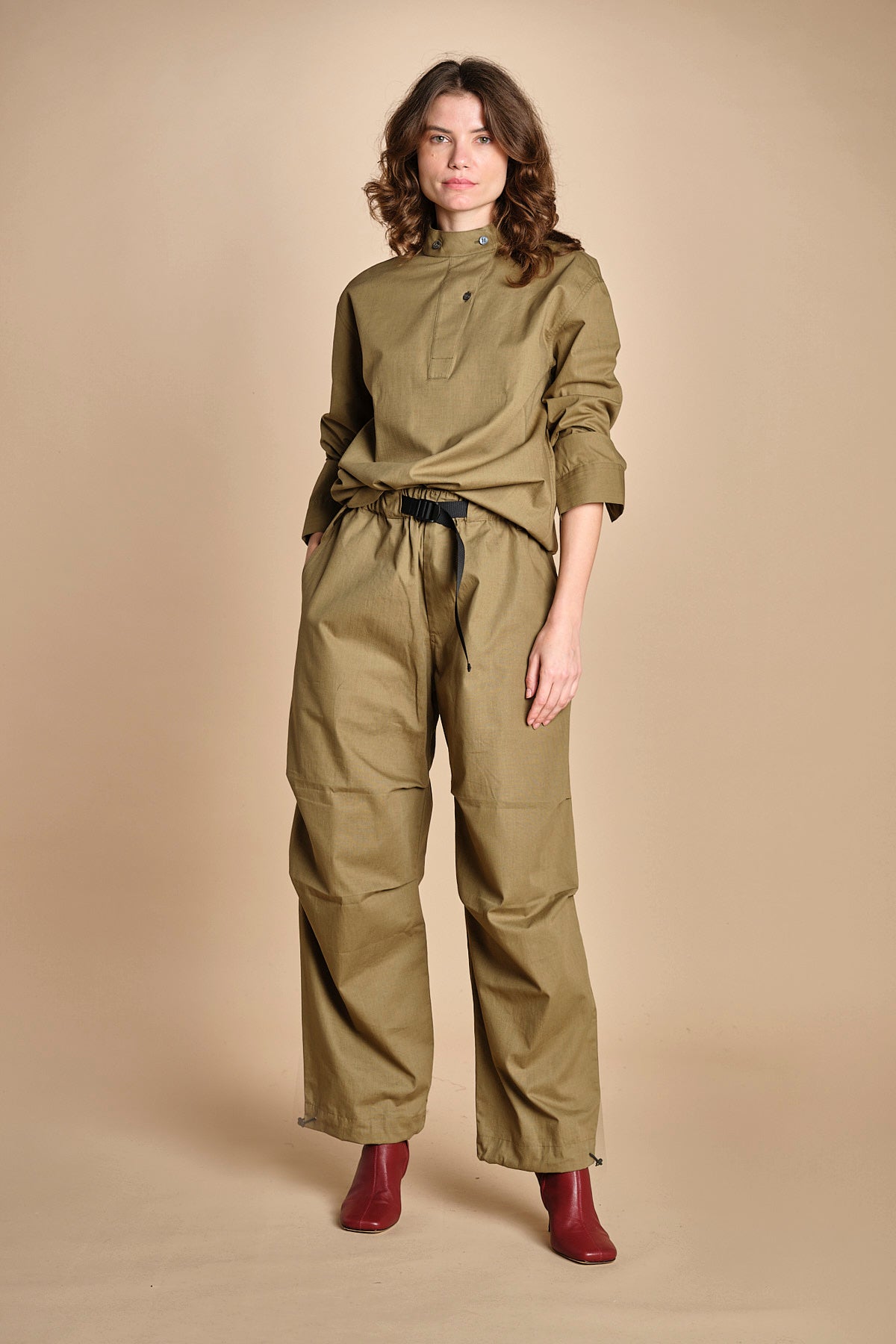 pantalone cargo CARO SNM MILITARY GREEN studio nicholson 