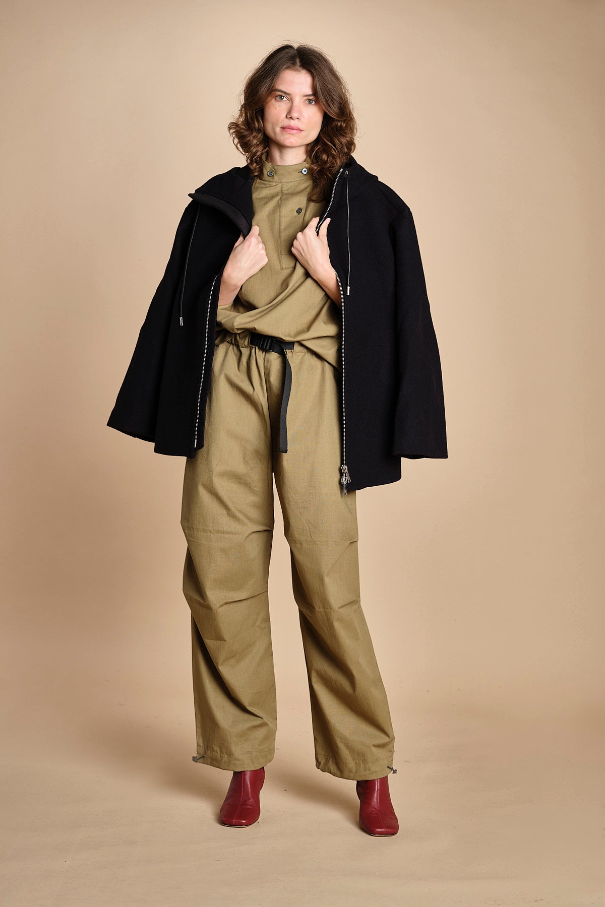 pantalone cargo CARO SNM MILITARY GREEN studio nicholson 
