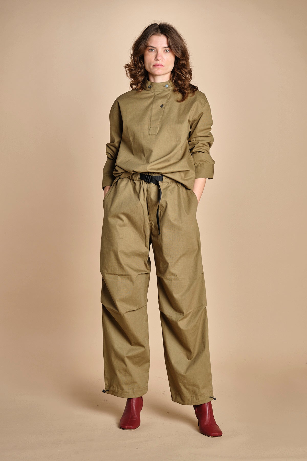 pantalone cargo CARO SNM MILITARY GREEN studio nicholson 