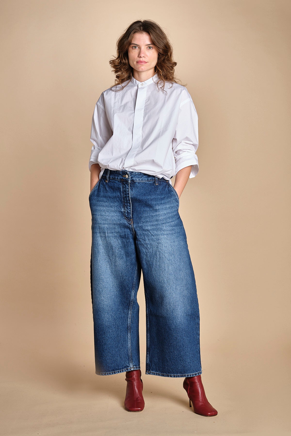 denim over CHALCO SNW WORNVWASH INDIGO studio nicholson 