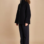giaccone con zip e cappuccio ETNA 1673 DARK NAVY studio nicholson 