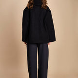 giaccone con zip e cappuccio ETNA 1673 DARK NAVY studio nicholson 