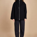 giaccone con zip e cappuccio ETNA 1673 DARK NAVY studio nicholson 