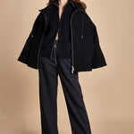 giaccone con zip e cappuccio ETNA 1673 DARK NAVY studio nicholson 