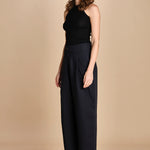 pantalone in cotone double FELLINI SNW DARKEST NAVY studio nicholson 
