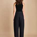 pantalone in cotone double FELLINI SNW DARKEST NAVY studio nicholson 