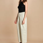 pantalone in cotone double FELLINI SNW SNW634 BIANCO studio nicholson 