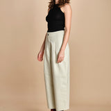 pantalone in cotone double FELLINI SNW SNW634 BIANCO studio nicholson 