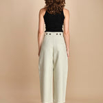 pantalone in cotone double FELLINI SNW SNW634 BIANCO studio nicholson 