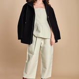 pantalone in cotone double FELLINI SNW SNW634 BIANCO studio nicholson 