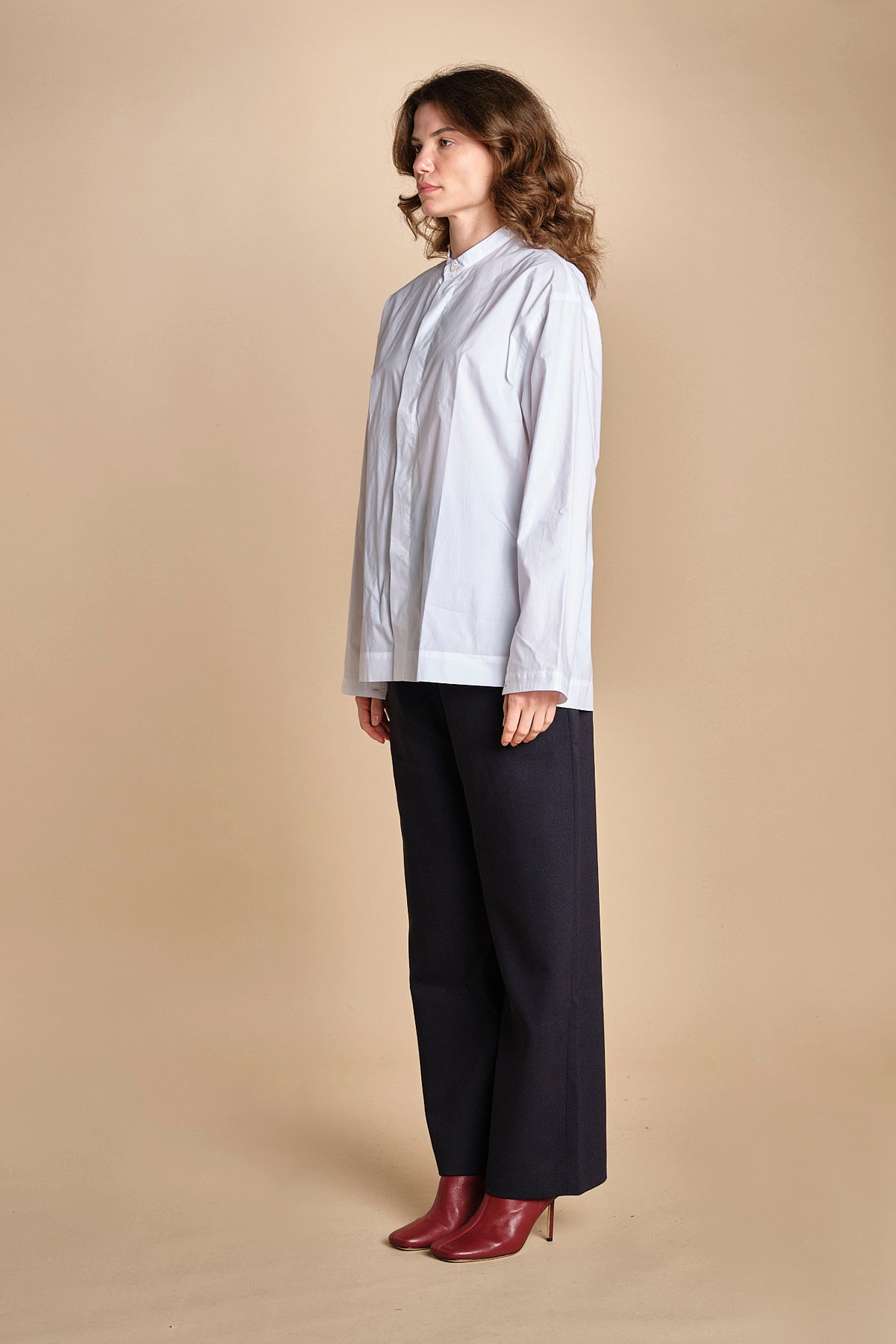 camicia con collo guru KARST SNM OPTIC WHITE studio nicholson 