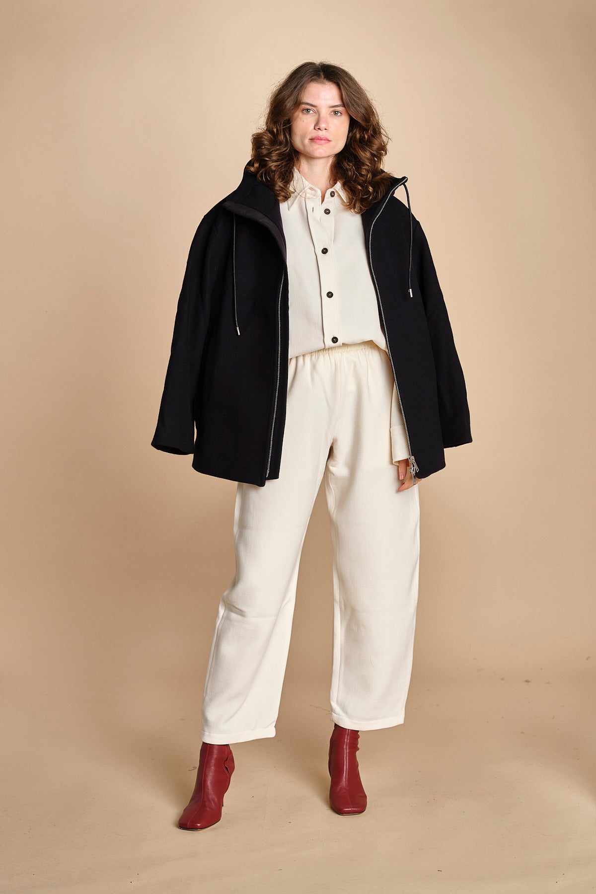 pantalone double THALO SNW CHALK studio nicholson 