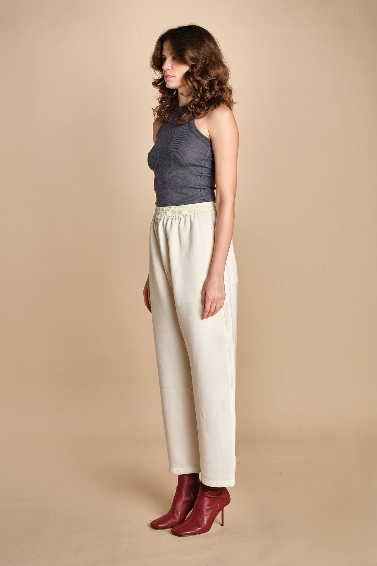 pantalone double THALO SNW CHALK studio nicholson 