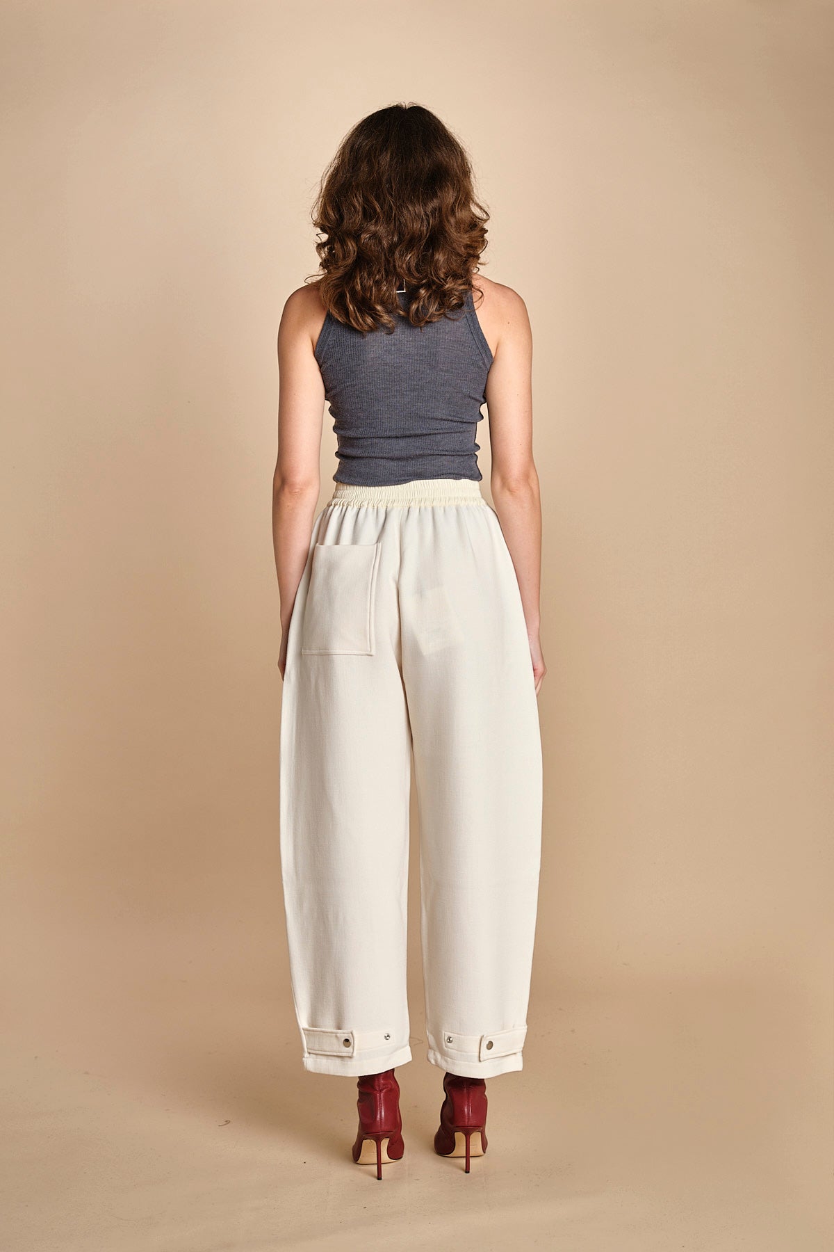 pantalone double THALO SNW CHALK studio nicholson 