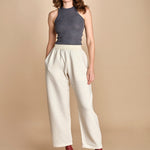 pantalone double THALO SNW CHALK studio nicholson 