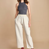 pantalone double THALO SNW CHALK studio nicholson 