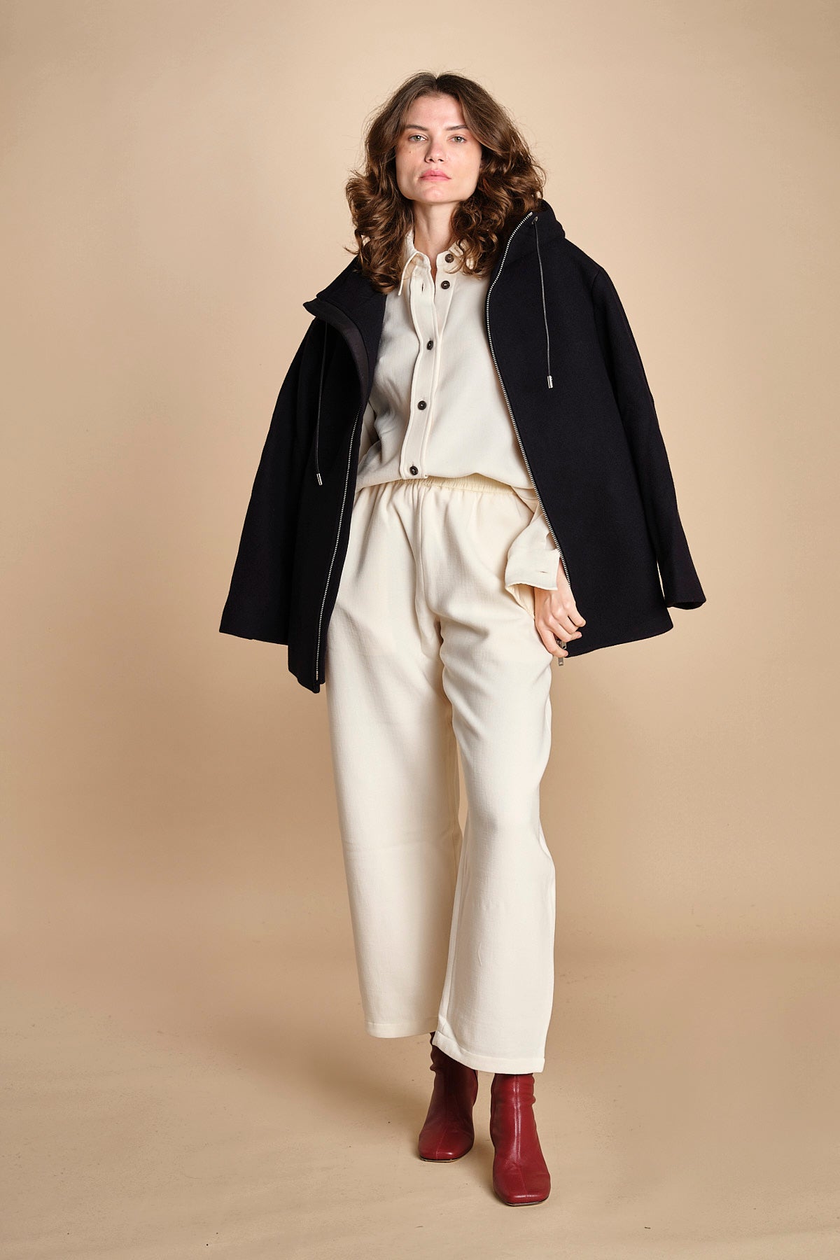pantalone double THALO SNW CHALK studio nicholson 
