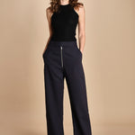 pantalone con zip TROUVI SNW DARKEST NAVY studio nicholson 