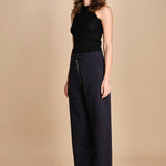 pantalone con zip TROUVI SNW DARKEST NAVY studio nicholson 
