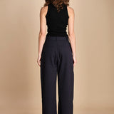 pantalone con zip TROUVI SNW DARKEST NAVY studio nicholson 
