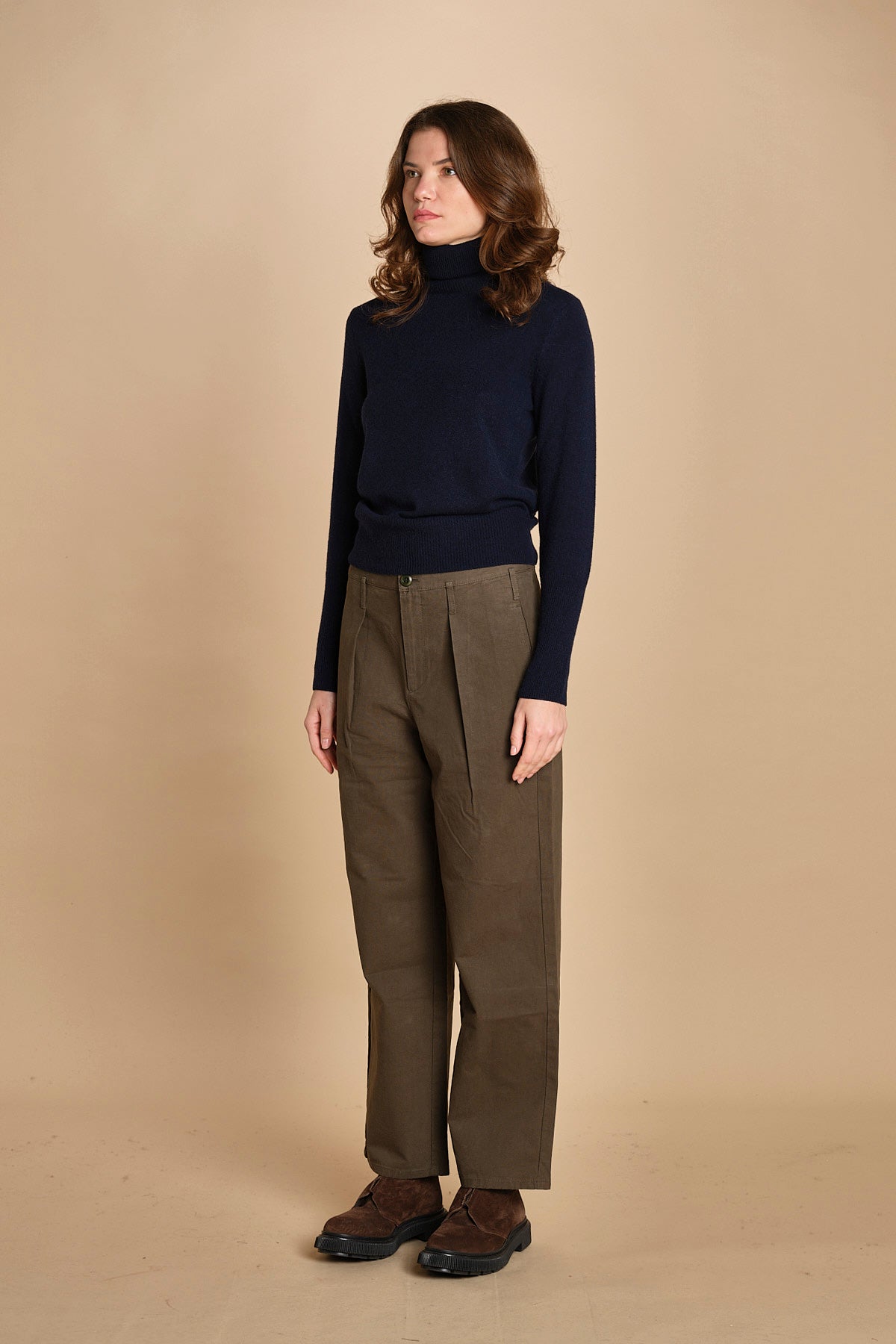 pantalone militare. B098966 DUSTY MOSS the GREAT 