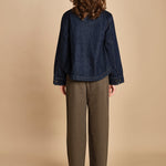 giubbino in denim. J423B912 MIDNIGHT RINSE MIDRI the GREAT 
