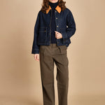 giubbino in denim. J423B912 MIDNIGHT RINSE MIDRI the GREAT 