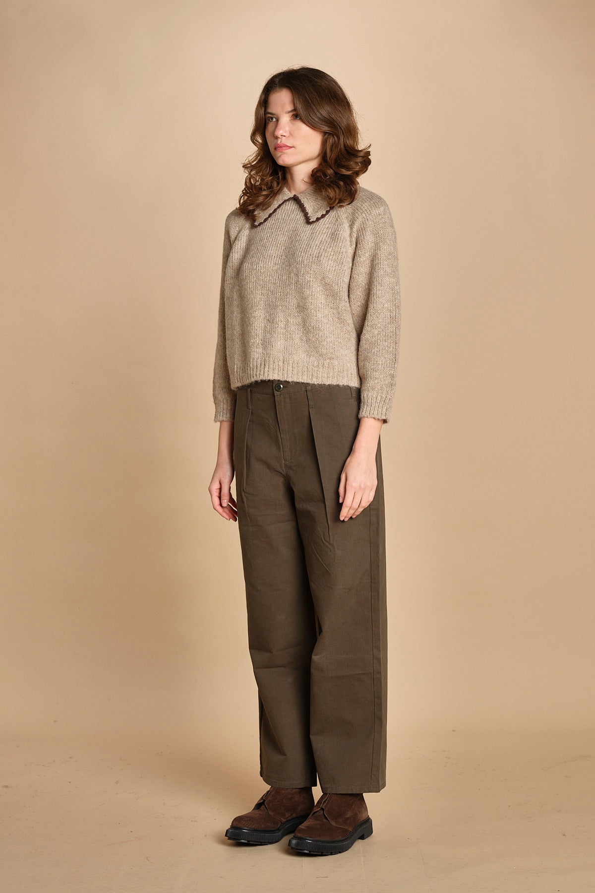 maglia con colletto. S483753 OAT the GREAT 