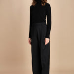 pantalone largo stretto sul fondo CARA TLW03116W0206ABTPB BLACK T0002 the latest 