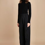 pantalone largo stretto sul fondo CARA TLW03116W0206ABTPB BLACK T0002 the latest 