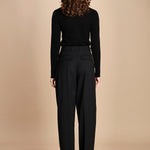 pantalone largo stretto sul fondo CARA TLW03116W0206ABTPB BLACK T0002 the latest 