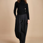 pantalone largo stretto sul fondo CARA TLW03116W0206ABTPB BLACK T0002 the latest 