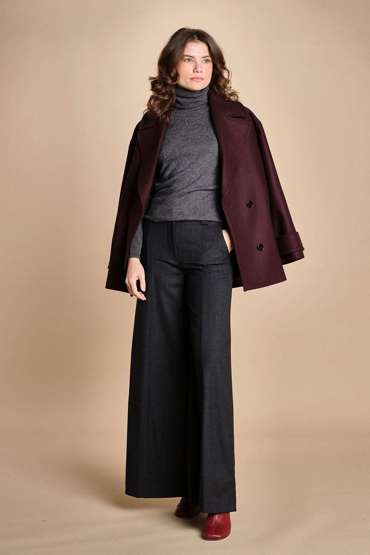 pantalone palazzo ALMA TLWC3101W0206ABTPB BLACKBOARD T0037 the latest 