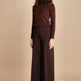 pantalone palazzo ALMA TLWC3101W0206ABTPB BROWN T0215 the latest 