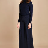 pantalone palazzo ALMA TLWC3101W0206ABTPB NIGHT BLUE T0457 the latest 
