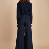 pantalone palazzo ALMA TLWC3101W0206ABTPB NIGHT BLUE T0457 the latest 