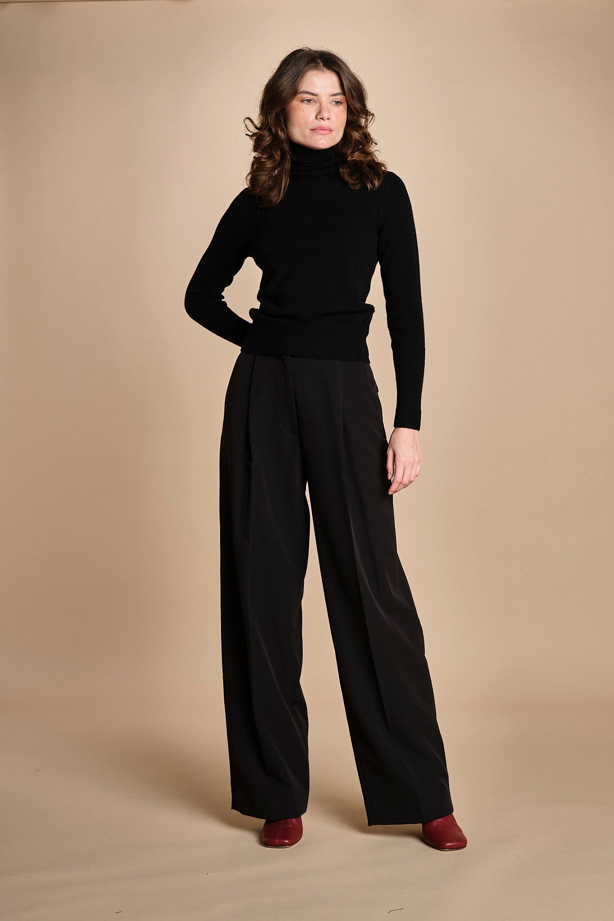 pantalone pinces bistretch AXEL  TLWC3104J0094ABTPB BLACK T00002 the latest 