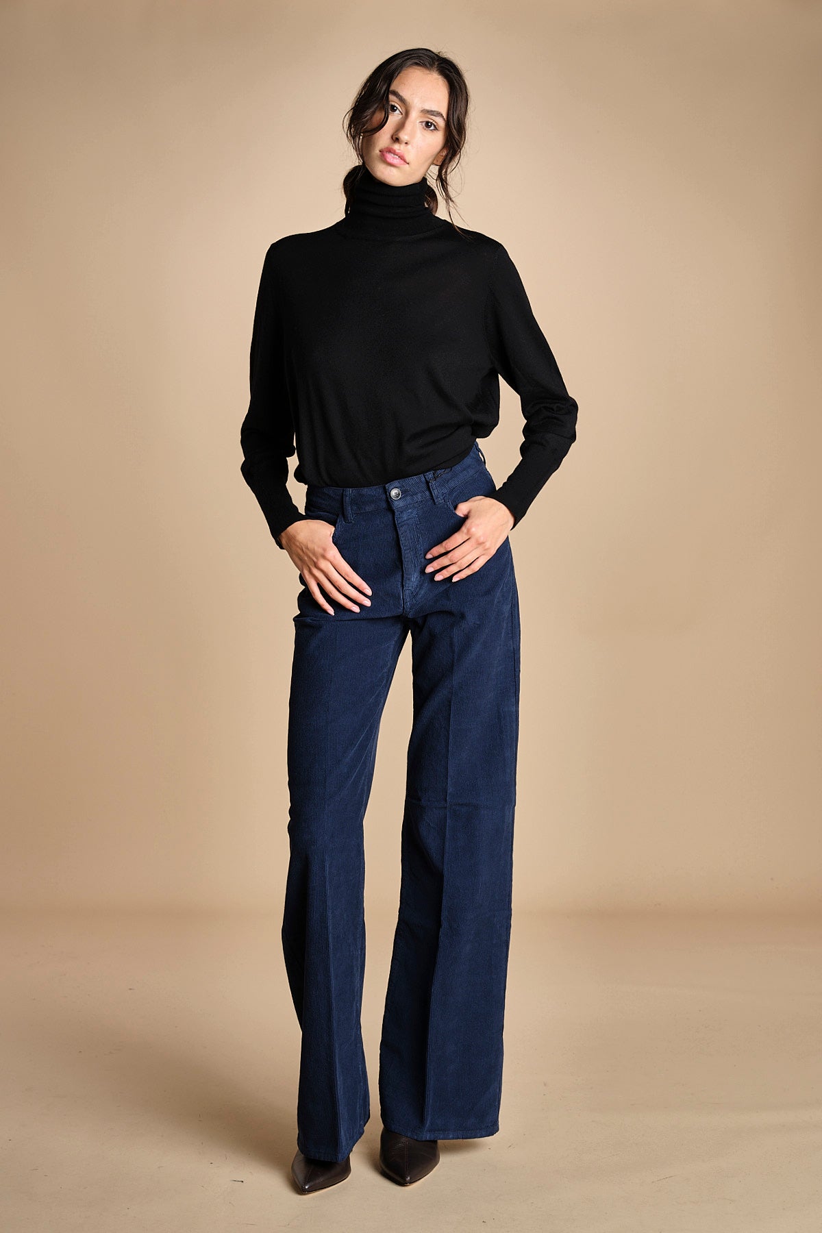 denim lungo diritto CLARA NAVYBLU true avenue 
