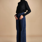 denim lungo diritto CLARA NAVYBLU true avenue 