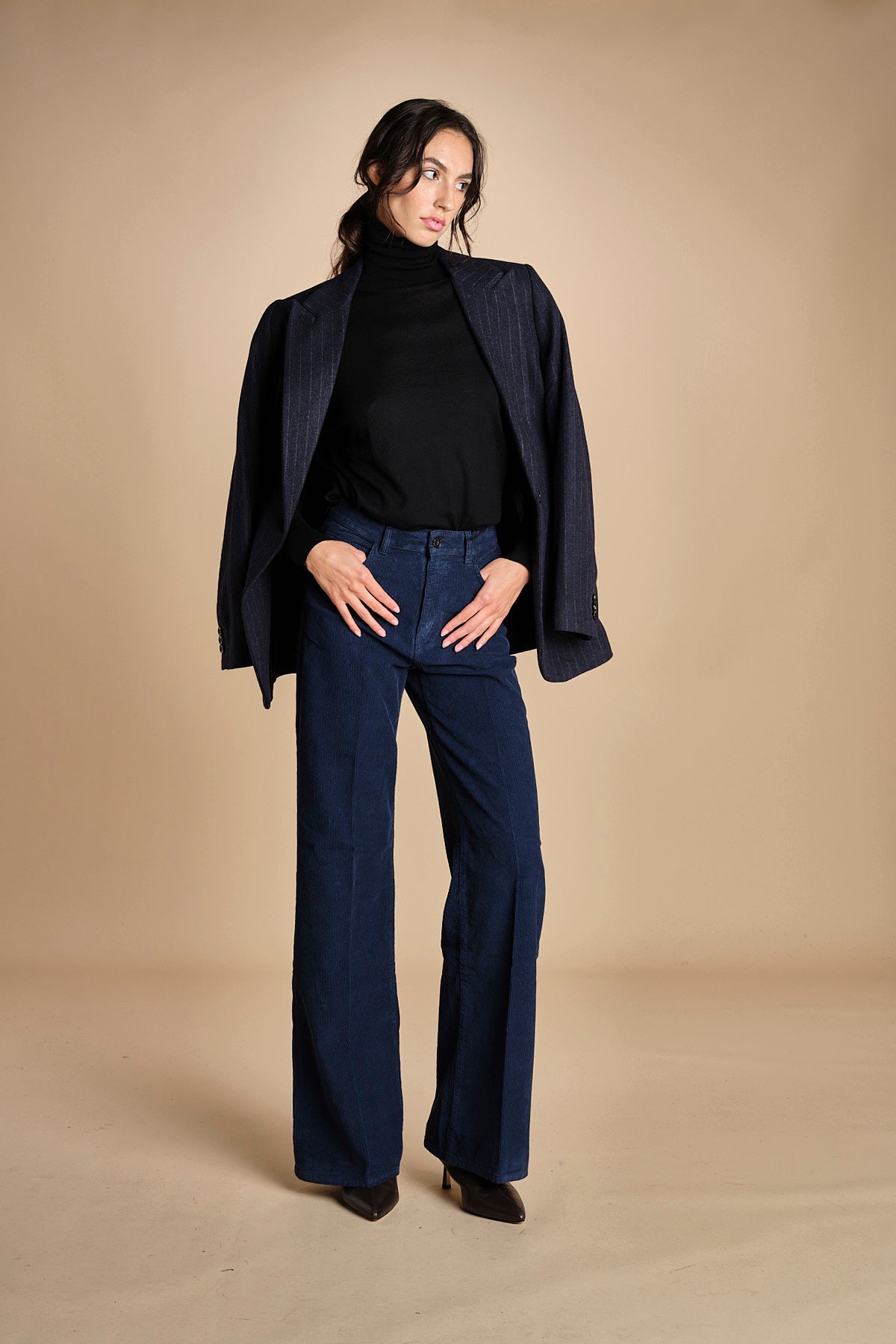 denim lungo diritto CLARA NAVYBLU true avenue 
